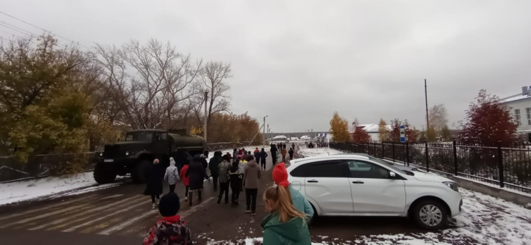 Прошли учения по пожарной безопасности.
